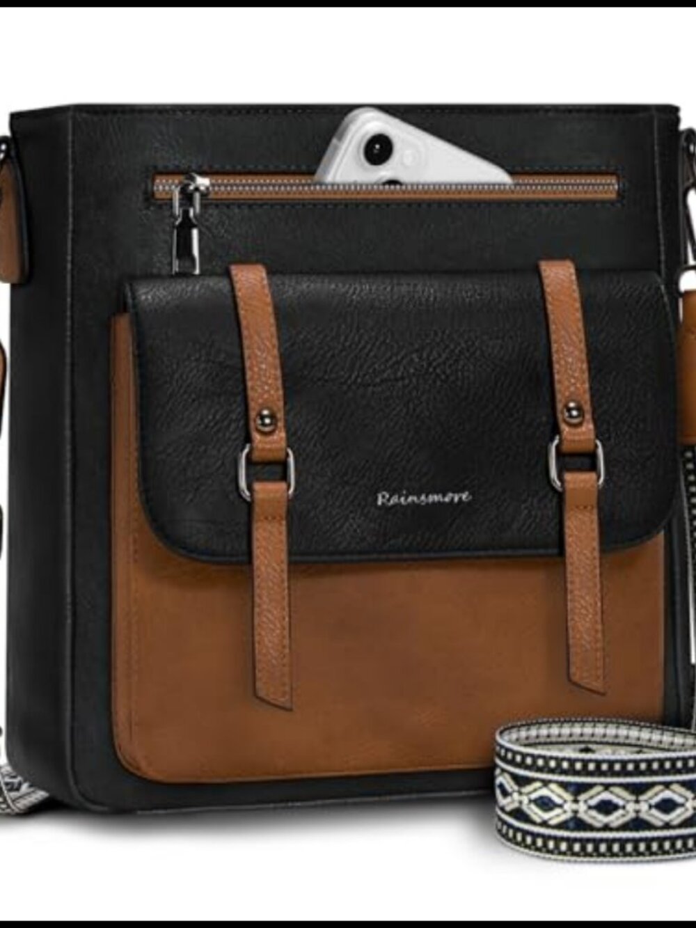 Waterproof PU Leather Crossbody Bag Hobo Shoulder Purse for Women